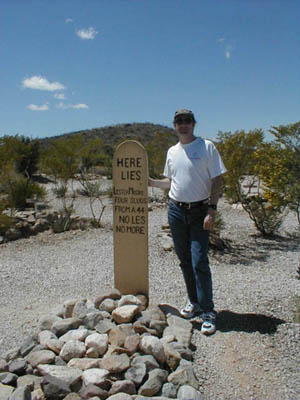 Tombstone near Tombstone