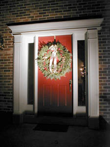 our front door