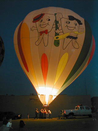 Natchez Balloon Glow - must be a dentist!