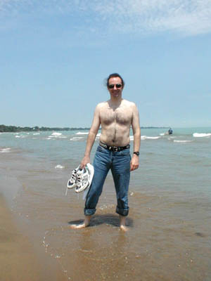 Alan on the beach