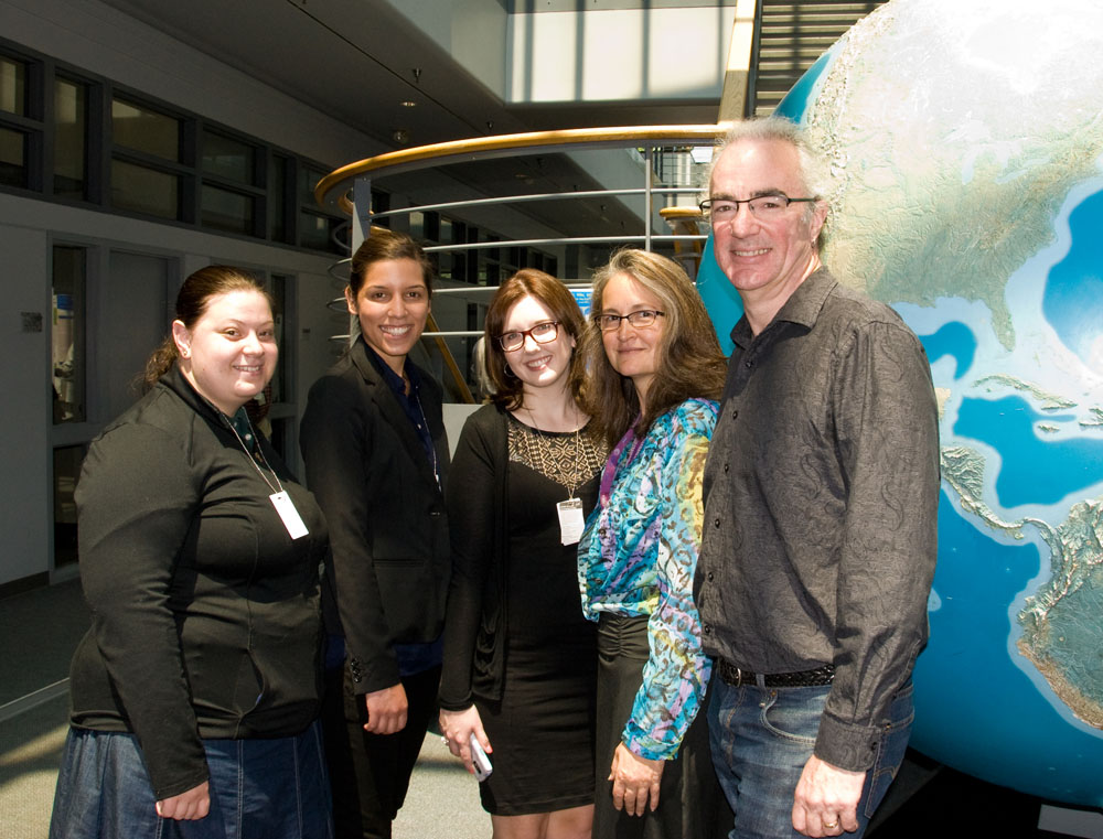 Alan and Padi with interns
