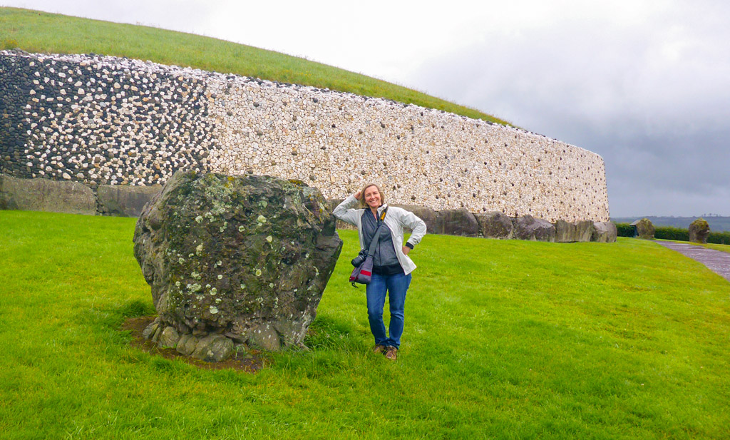 Karen at Newgrange